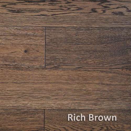 Eiche Wildlife Massivdiele - rich brown