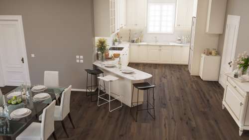 Landhausdiele Rustikal Sumatra Raumbild Wohnzimmer