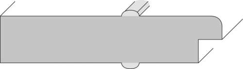 Lisenen-Edelstahl-Curve