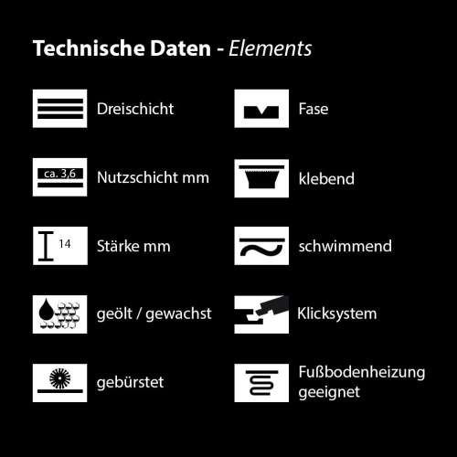 Floor-Art Elements Eiche Auster merkmale