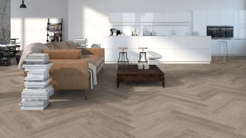 Objectflor Living Pallido Oak Herringbone 8152 Raumbild