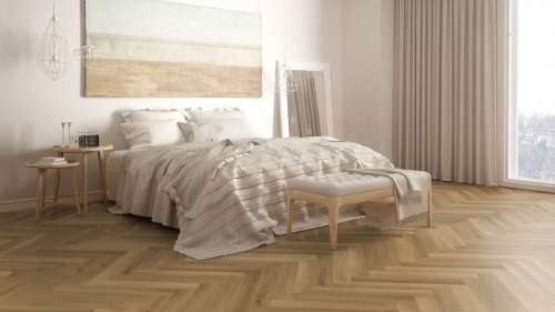 Objectflor Living Cornwall Oak Herringbone 8154 Raumbild