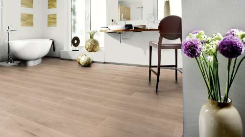 PURLINE Bioboden Comfort Oak Sand raumbild