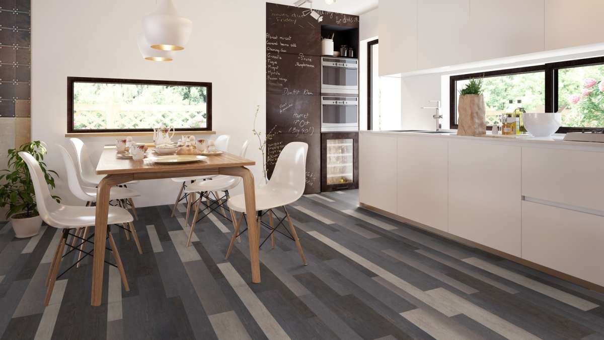 Objectflor Expona Commercial Blue Recycled Wood Raumbild