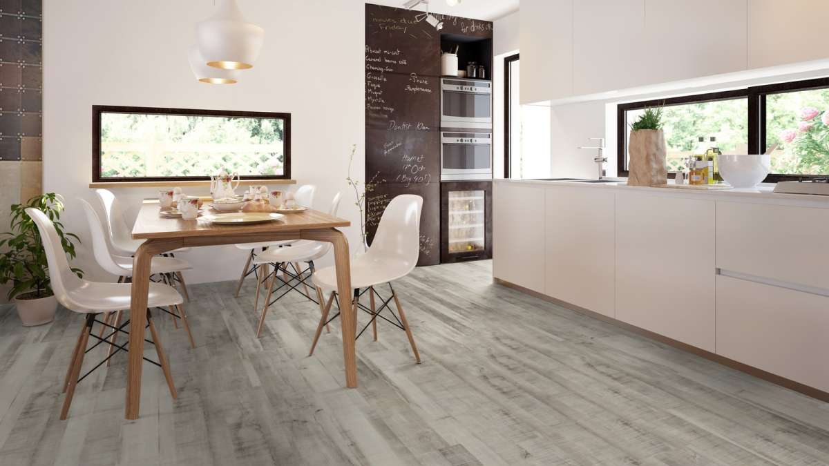 Objectflor Expona Commercial Grey Salvaged Wood Raumbild Objectflor Expona Commercial Grey Salvaged Wood Raumbild