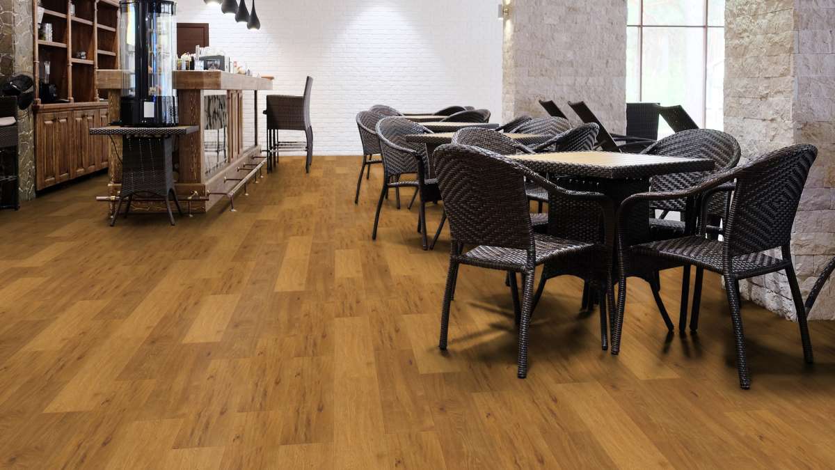 Expona Commercial Saffron Oak Parquet 4121 Raumbild Expona Commercial Saffron Oak Parquet 4121 Raumbild