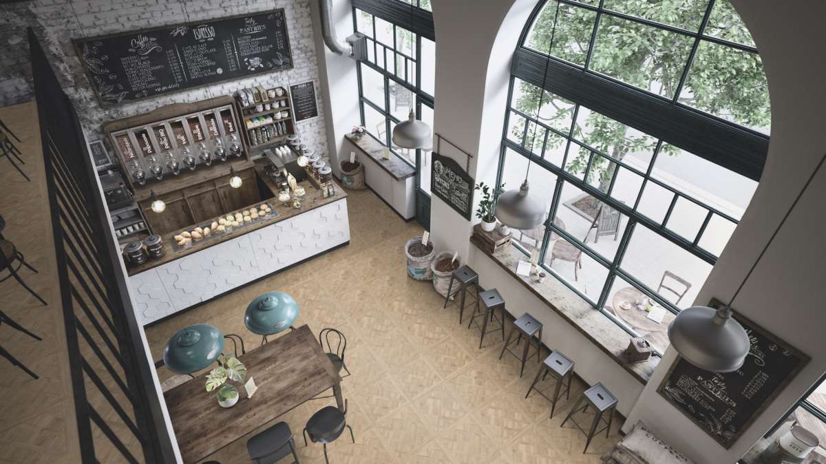 Expona Commercial Oiled Oak Versailles 4129 Raumbild-1 Expona Commercial Oiled Oak Versailles 4129 Raumbild-1