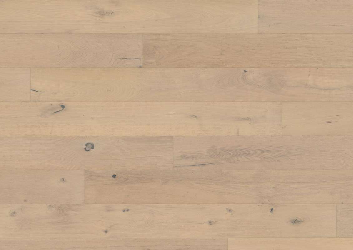 Parkett Vintage 190 Eiche Rustikal weiß geölt - verlegt