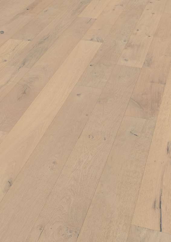 Parkett Vintage 190 Eiche Rustikal weiß geölt - Raumbild