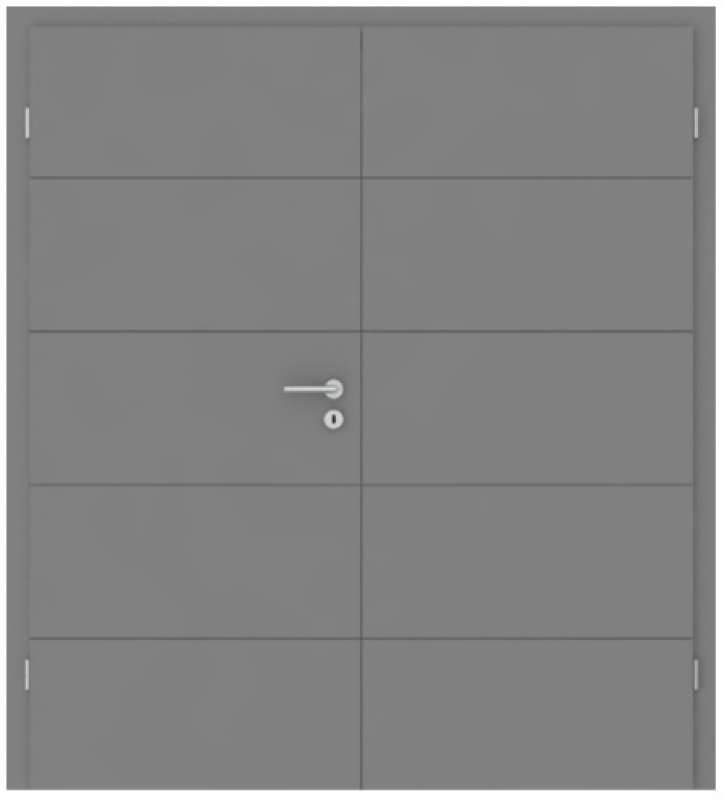 Doppeltür Grau Doppeltür Grau